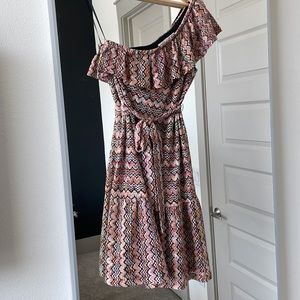 Trina Turk Multi-Color Zigzag Print Dress